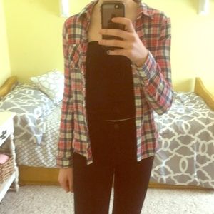 Plaid blouse